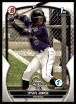 2023 Bowman 1st Edition #BPPF-22 Dyan Jorge