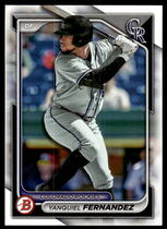 2024 Bowman Prospects #BP-90 Yanquiel Fernandez
