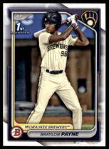2024 Bowman Draft #BD-72 Braylon Payne
