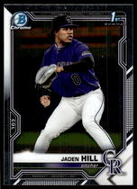 2021 Bowman Chrome Draft #BDC-142 Jaden Hill