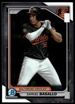 2024 Bowman Chrome Prospects #BCP-38 Samuel Basallo