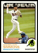 2022 Topps Heritage #12 Andrelton Simmons