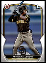 2023 Bowman Prospects #BP-81 Nerwilian Cedeno