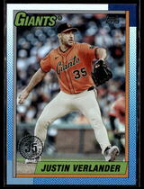 2025 Topps Update 1990 Topps #U90-10 Justin Verlander
