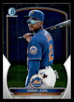 2023 Bowman Chrome Prospects #BCP-38 Simon Juan