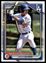 2024 Bowman Prospects #BP-106 Jaron Elkins