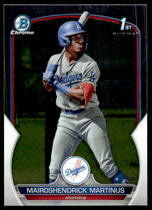 2023 Bowman Chrome Prospects #BCP-55 Mairoshendrick Martinus