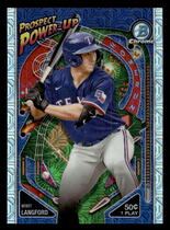 2024 Bowman Chrome Mega Box Prospect Power-Up (Mojo Refractor) #PP-3 Wyatt Langford