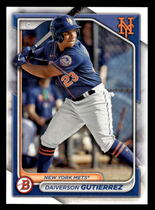 2024 Bowman Prospects #BP-59 Daiverson Gutierrez