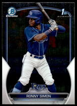 2023 Bowman Chrome Prospects #BCP-112 Ronny Simon