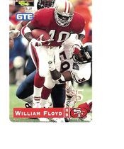 1995 Pro Line Phone Cards $5 #11 William Floyd