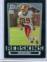2007 Topps Draft Picks and Prospects Chrome Black Refractors #25 Santana Moss