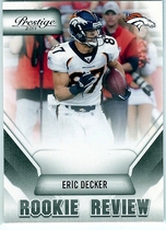 2011 Panini Prestige Rookie Review #16 Eric Decker