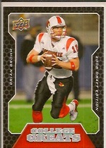 2008 Upper Deck Draft Edition College Greats #CG1 Brian Brohm
