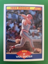 1989 Score Base Set #640 Van Snider