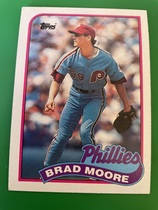 1989 Topps Base Set #202 Brad Moore