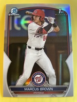 2023 Bowman Chrome Draft Refractor #BDC-26 Marcus Brown