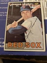 1967 Topps Base Set #184 George Thomas