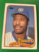 1989 Topps Base Set #263 Mike Felder