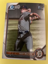 2022 Bowman Chrome Draft #BDC-118 Troy Melton
