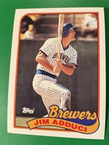 1989 Topps Base Set #338 Jim Adduci