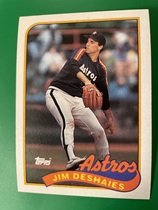 1989 Topps Base Set #341 Jim DeShaies