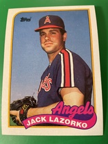 1989 Topps Base Set #362 Jack Lazorko