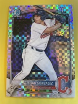 2025 Bowman Chrome Prospects X-Fractor #BCP-70 Esteban Gonzalez