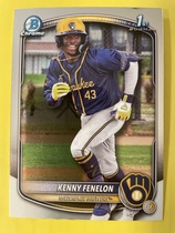 2025 Bowman Chrome Prospects #BCP-190 Kenny Fenelon