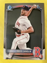 2025 Bowman Chrome Prospects #BCP-195 David Sandlin
