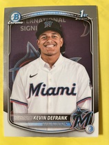 2025 Bowman Chrome Prospects #BCP-205 Kevin Defrank