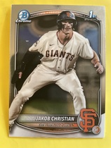 2025 Bowman Chrome Prospects #BCP-157 Jakob Christian