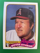 1989 Topps Base Set #444 Moose Stubing