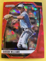 2025 Panini Prizm Red Ice Prizm #77 Carson Williams