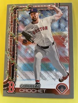 2025 Topps Holiday Christmas Silver Glitter #H22 Garrett Crochet