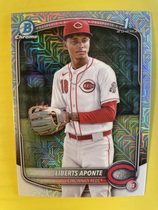 2025 Bowman Chrome Mega Box Prospects (Mojo Refractor) #BCP-174 Liberts Aponte