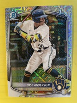 2025 Bowman Chrome Mega Box Prospects (Mojo Refractor) #BCP-193 Jose Anderson