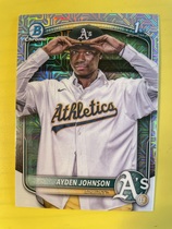 2025 Bowman Chrome Mega Box Prospects (Mojo Refractor) #BCP-197 Ayden Johnson