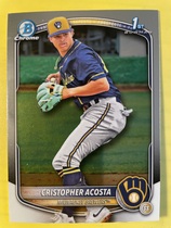2025 Bowman Chrome Prospects #BCP-176 Cristopher Acosta