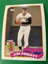 1989 Topps Base Set #573 Jim Abbott