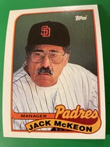 1989 Topps Base Set #624 Jack McKeon