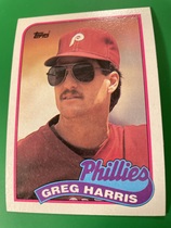 1989 Topps Base Set #627 Greg Harris
