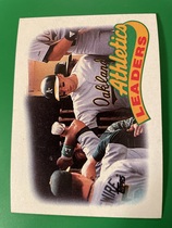 1989 Topps Base Set #639 A's