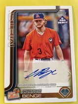 2025 Topps Pro Debut Autos #PD-55 Carson Benge