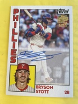 2025 Topps Archives Fan Favorite Autos #84FFABST Bryson Stott