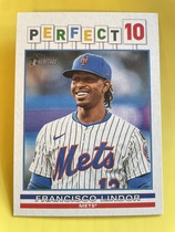 2025 Topps Heritage High Number Perfect 10s #P10-13 Francisco Lindor