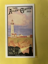 2025 Topps Allen & Ginter Mini Light the Night #LTN-8 Pescadero California|Pigeon Point