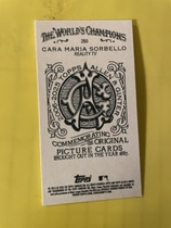 2025 Topps Allen & Ginter Mini Allen & Ginter Back #260 Cara Maria Sorbello