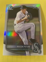 2025 Bowman Chrome Draft Refractor #BDC-27 Mason Peters