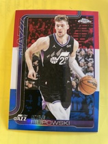 2025 Topps Chrome Red White & Blue Refractor #213 Kyle Filipowski